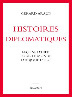 cover image of Histoires diplomatiques